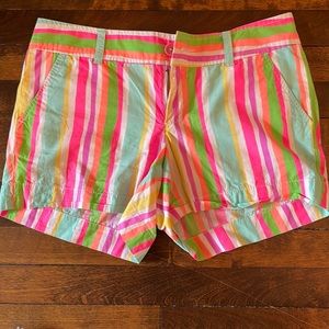 Lilly Pulitzer neon colored shorts